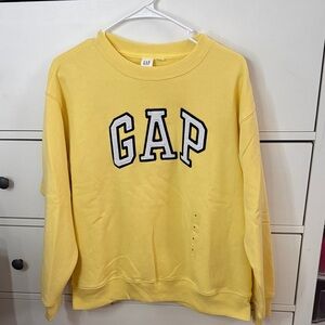 GAP Sunny Yellow Logo Sweatshirt
